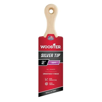Wooster 52250020 Silver Tip Paint Brushes2 in WPolyesterwood handle