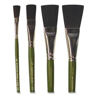 Wooster 0F16260010 Camel Hair Artists Brushes22.7 mm WCamel hairwood handle