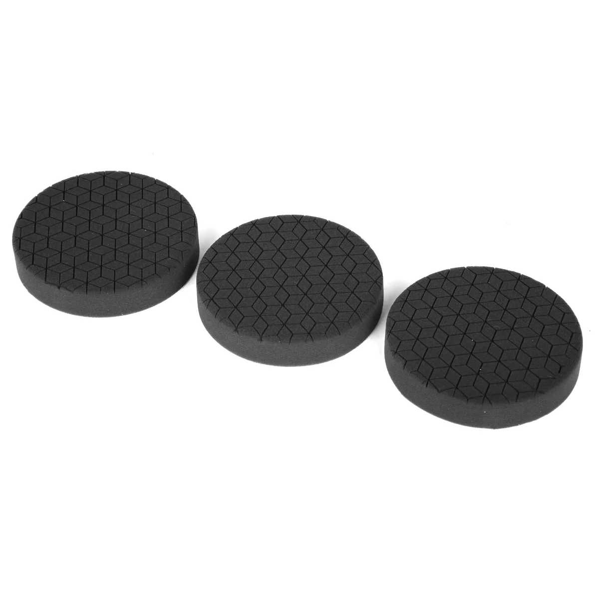 WEN AA1603 6-Inch Fine-Grit Diamond-Cut Foam Polishing Pads for Finishing, Three Pack