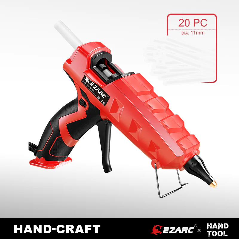 Hot Melt Glue Gun 100W With 20Pcs Glue Sticks For DIY/Quick Repairs