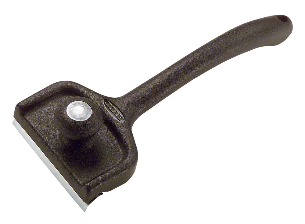 2-Edge, 5" Black & Silver Lifetime Pull Scraper
