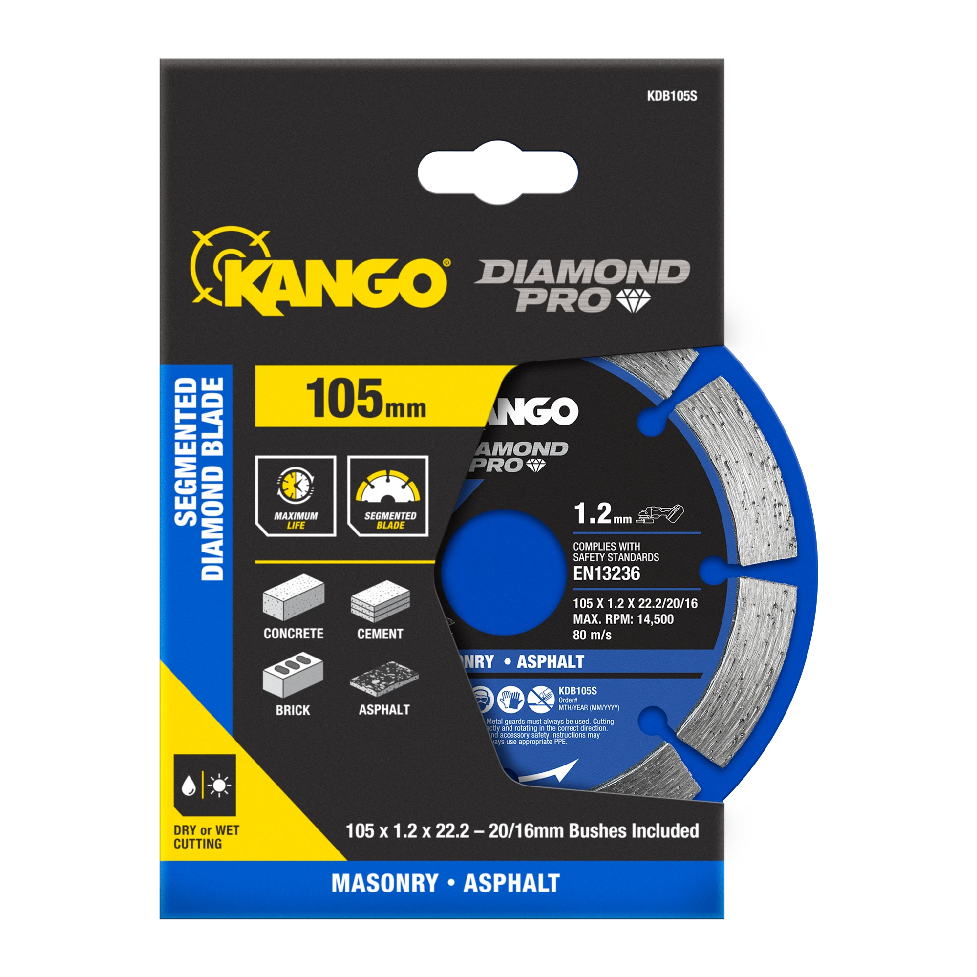 105mm Segmented Diamond Saw Blade
