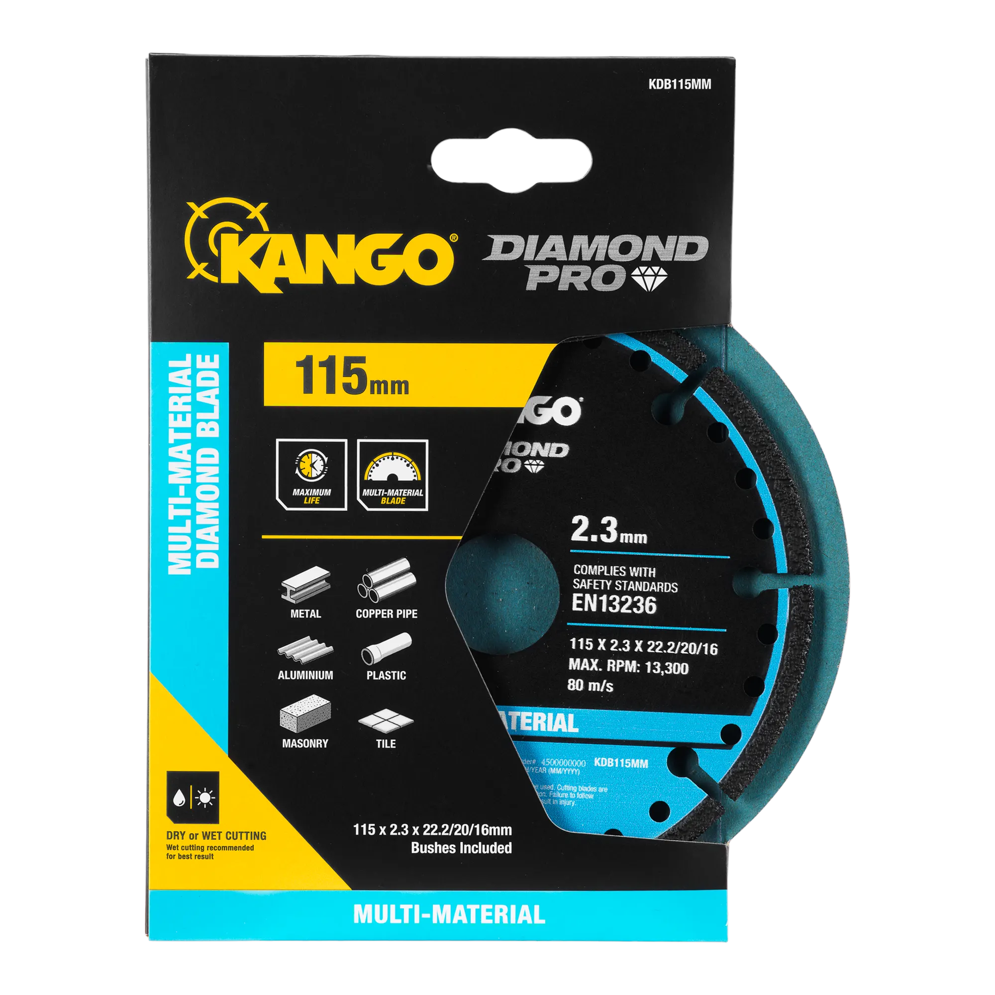 115mm Multi-Material Diamond Blade