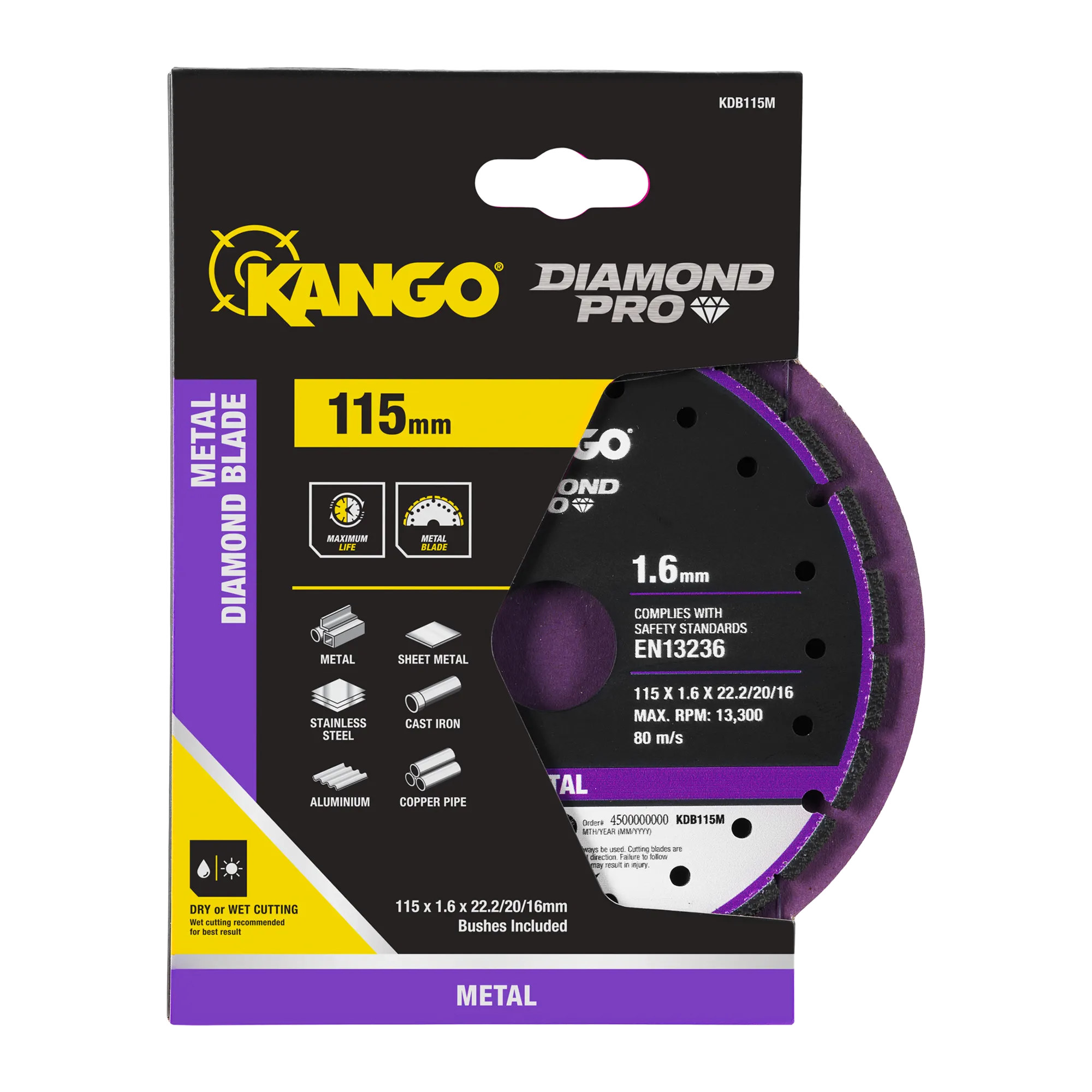 115mm Metal Diamond Blade