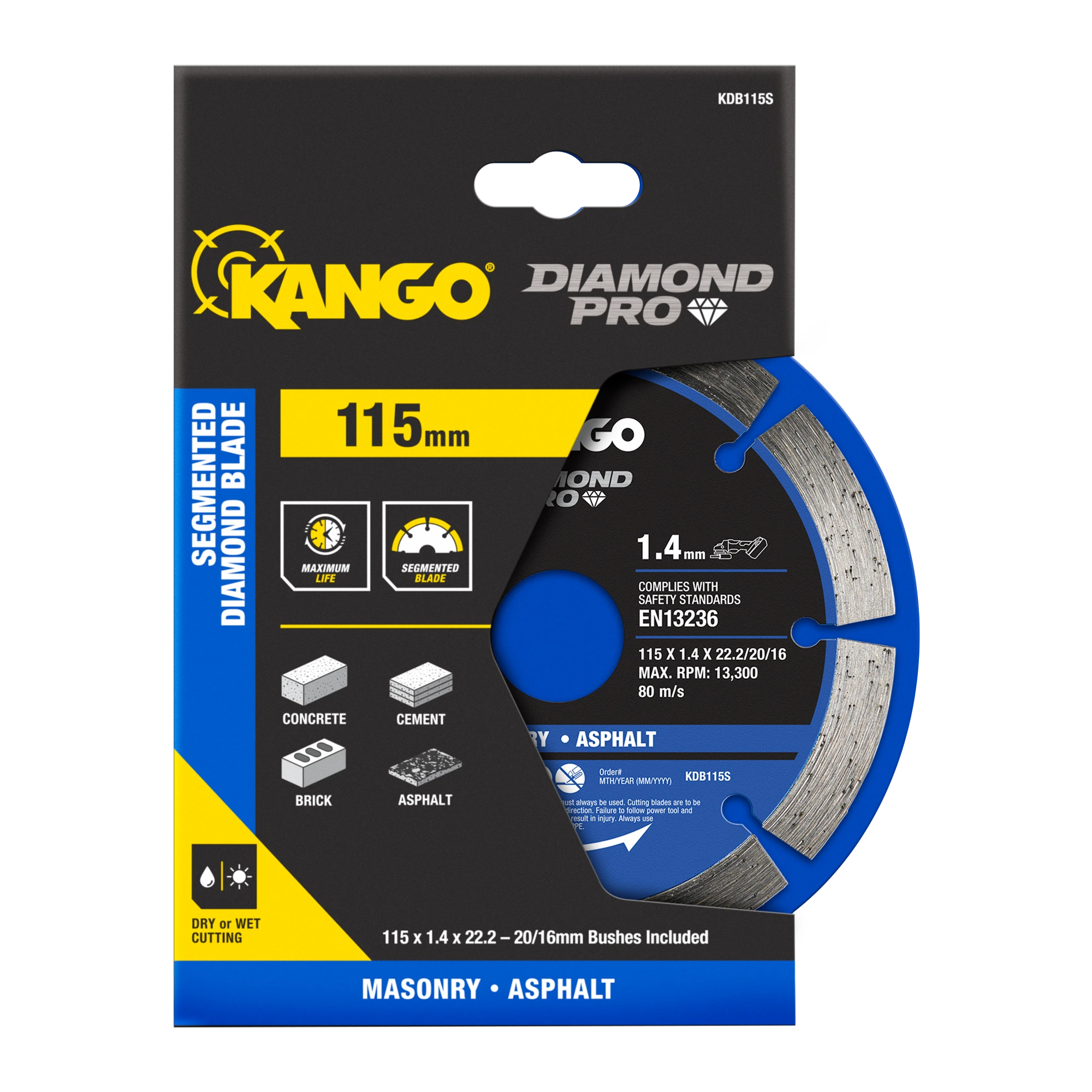 115mm Segmented Diamond Saw Blade