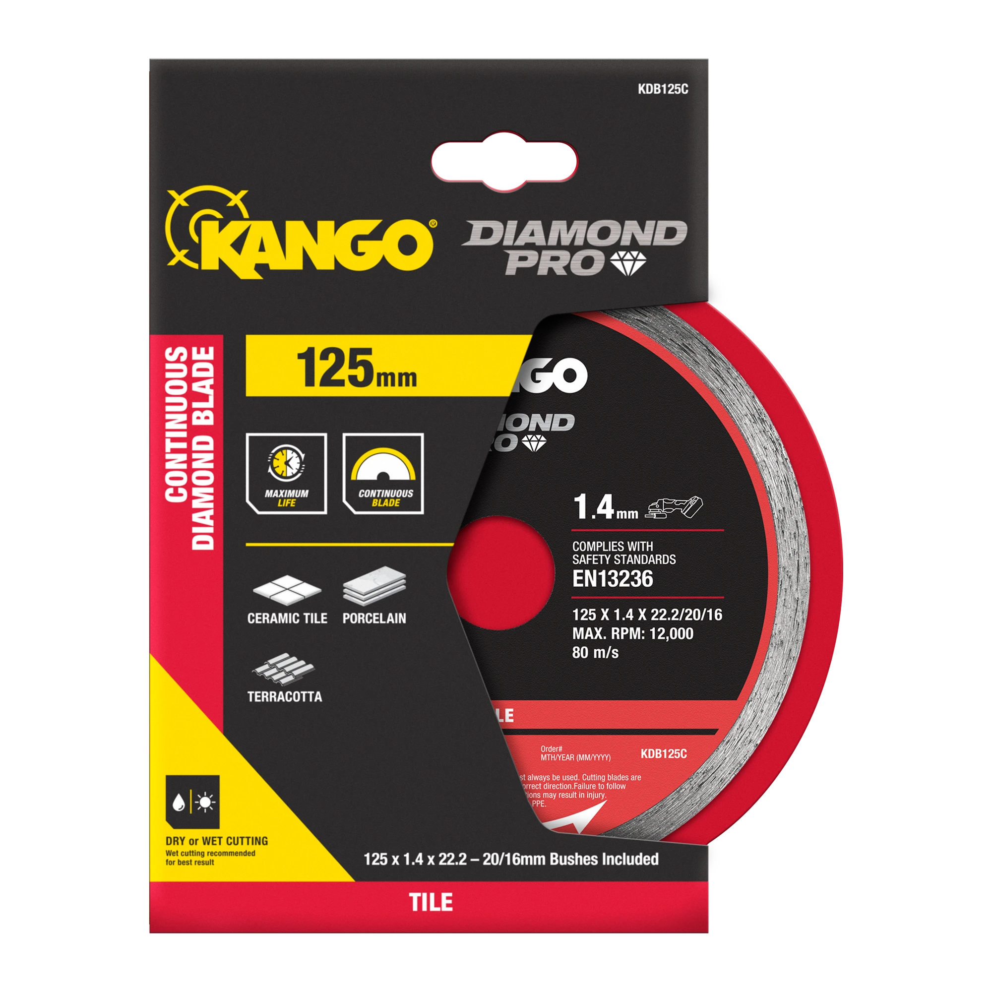 125mm Continuous Diamond Saw Blade