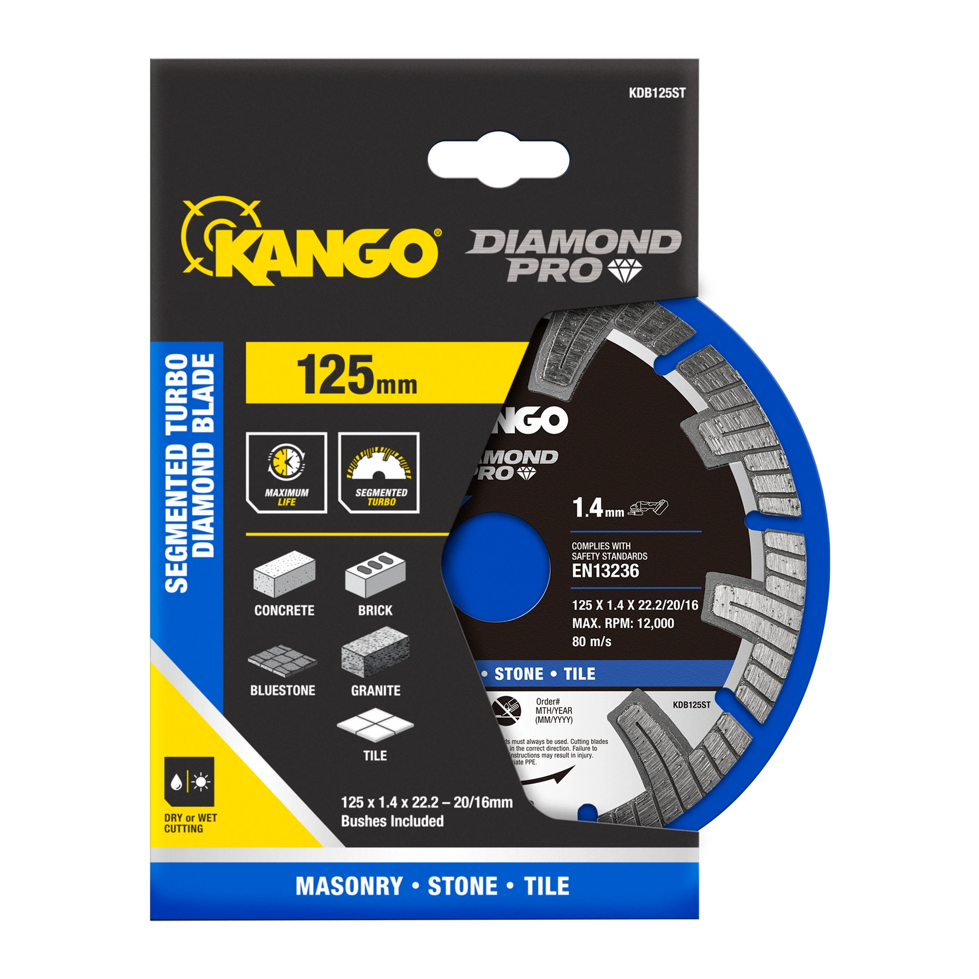 125mm Segmented Turbo Diamond Saw Blade