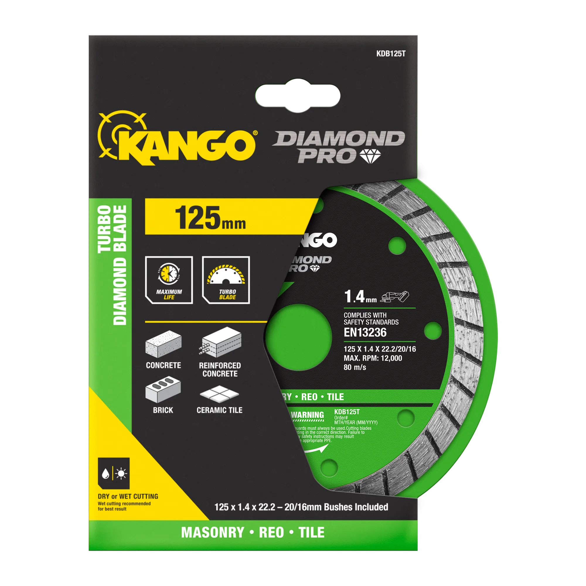 125mm Turbo Diamond Saw Blade
