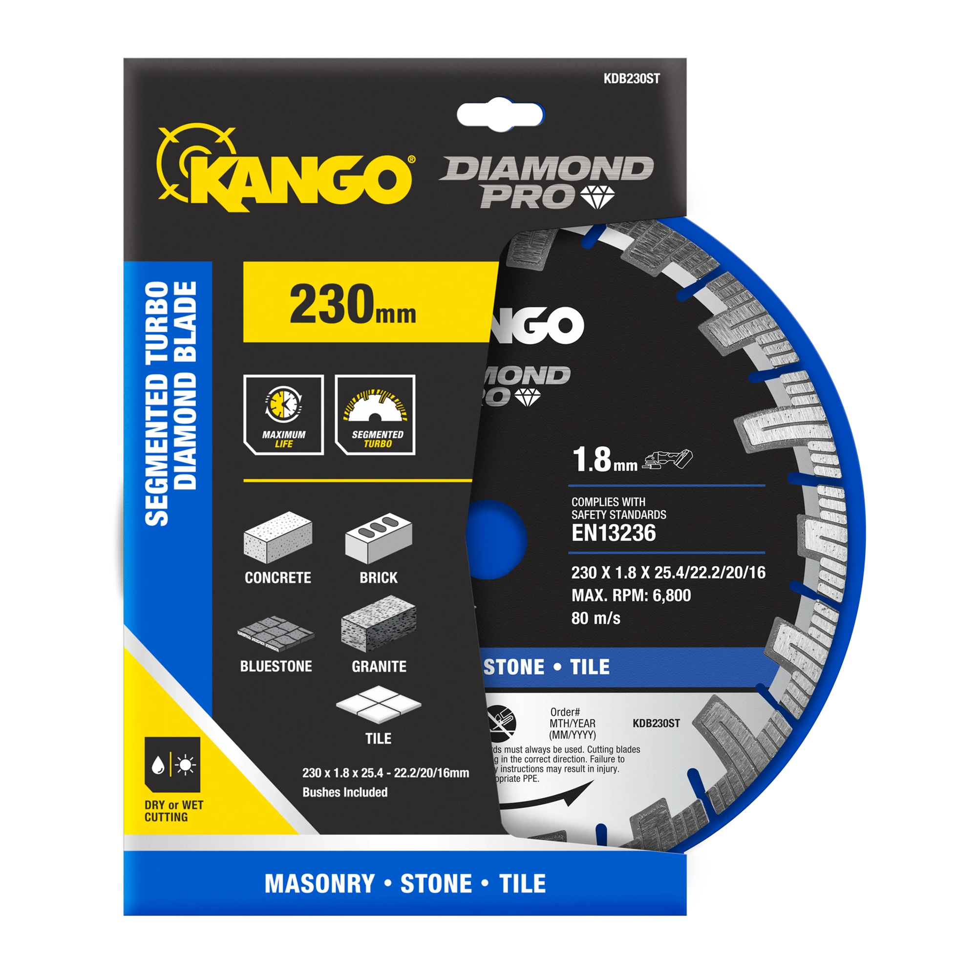 230mm Segmented Turbo Diamond Saw Blade