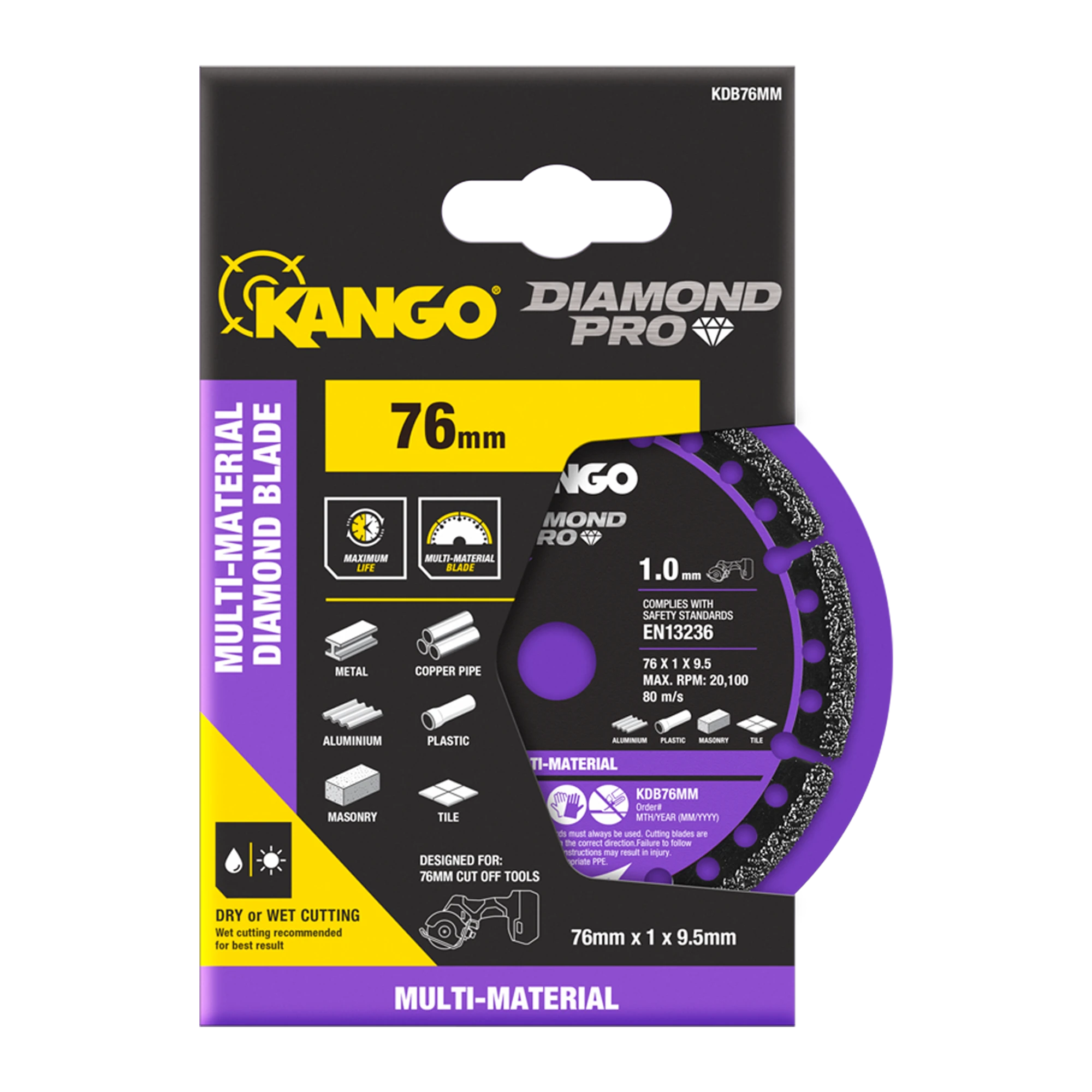 76mm Multi-Material Diamond Blade