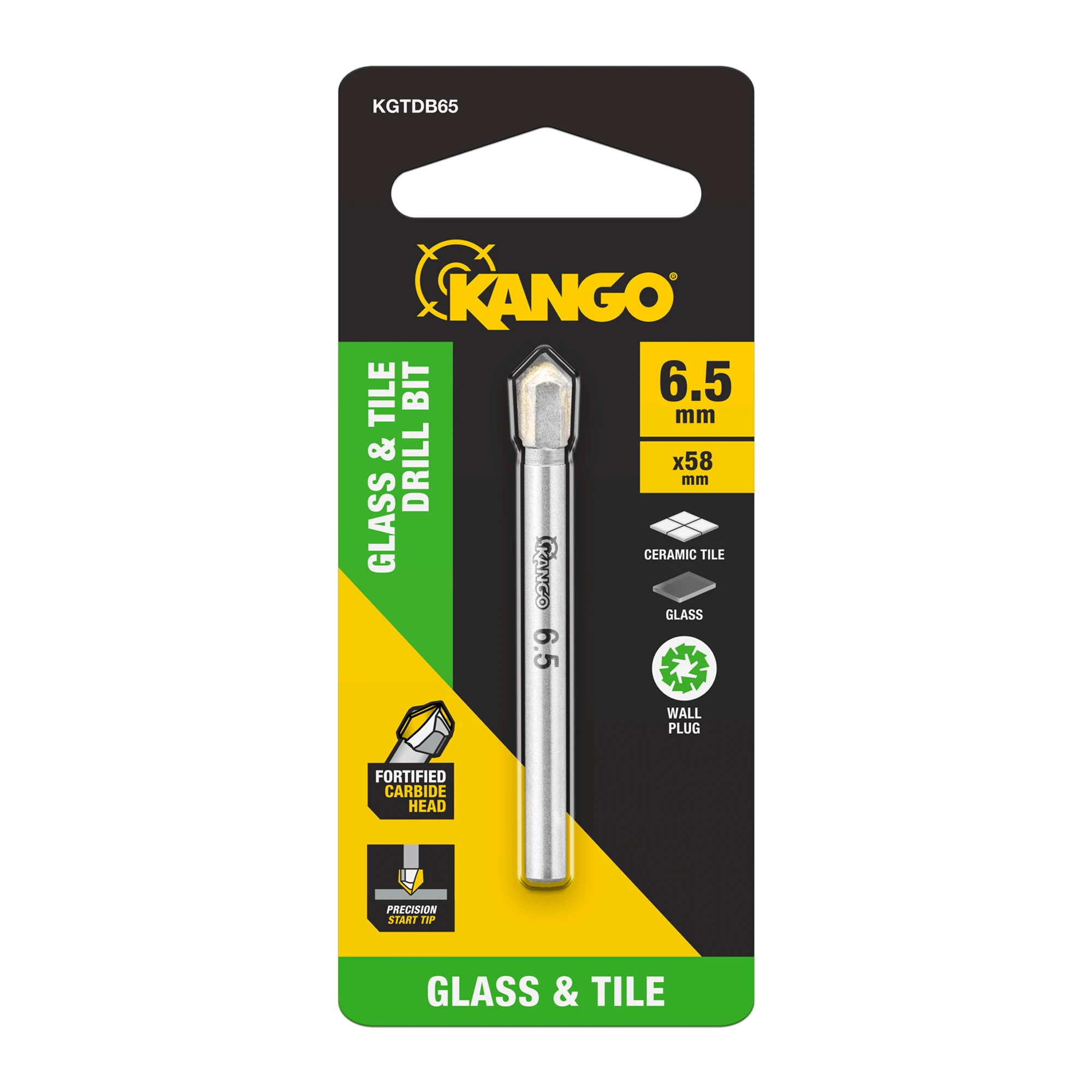 6.5mm Glass & Tile Bit
