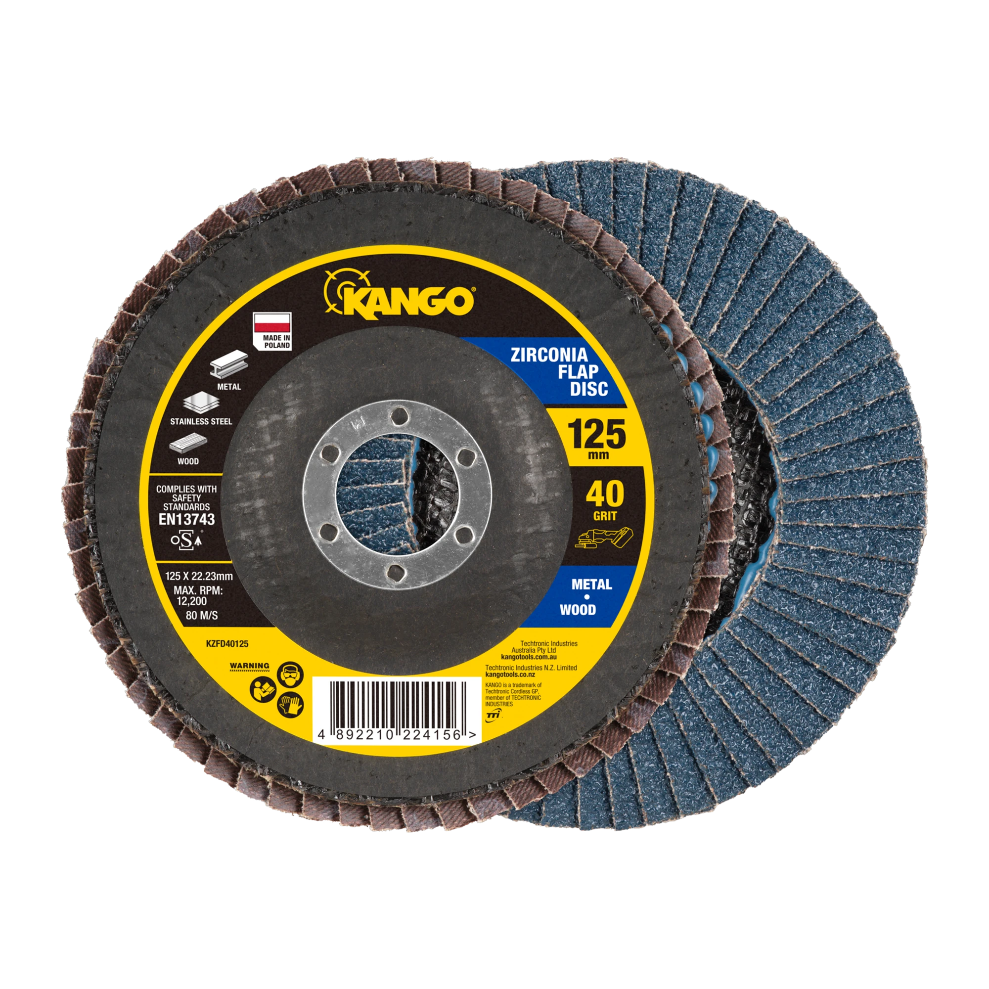125mm 40G Zirconia Flap Disc