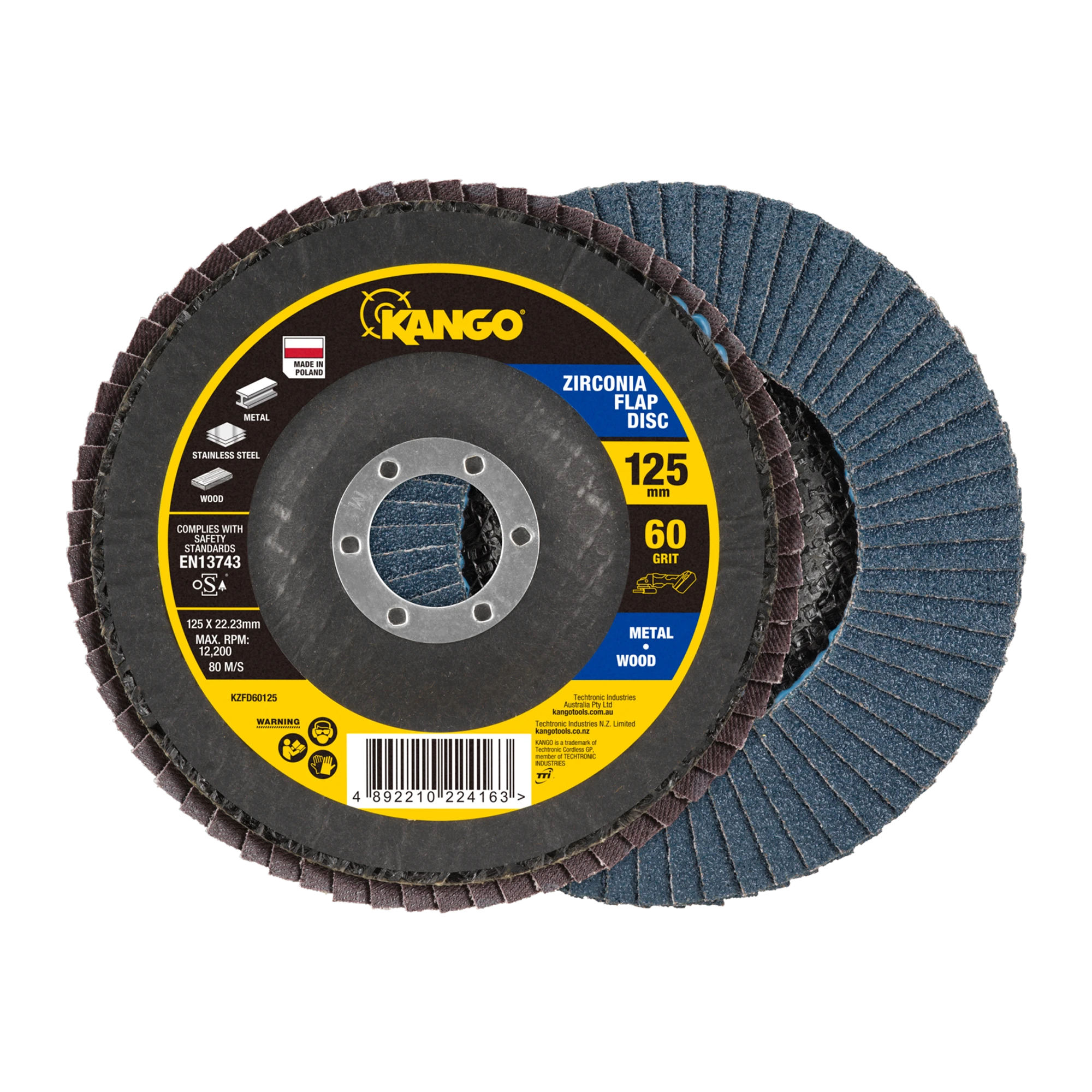 125mm 60G Zirconia Flap Disc
