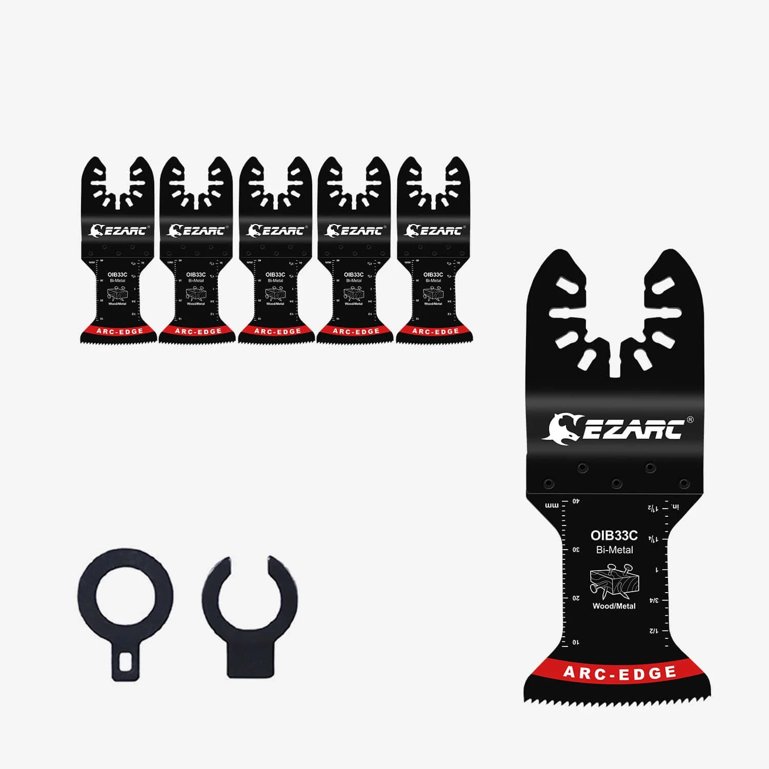 Arc Edge Bi-Mteal Oscillating Multitool Blades For General Purpose,OlB33C