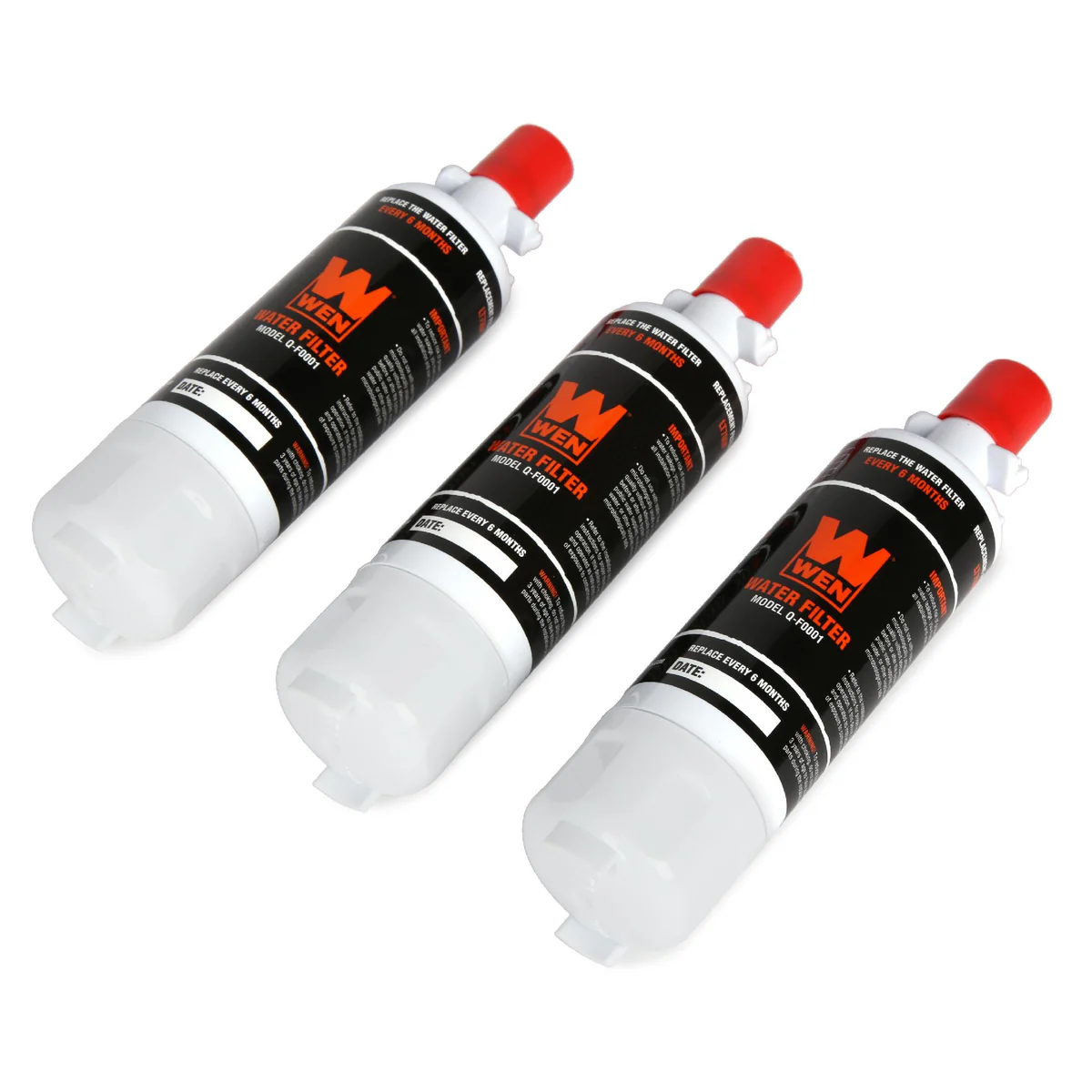 WEN Handyman Q-F0001 Replacement Refrigerator Water Filter, 3 Pack (OEM part number LT700P, ADQ36006101, 469690)