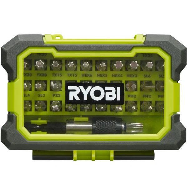 Ryobi 32 Piece Mixed Screwdriver Bit Set RAK32MSD