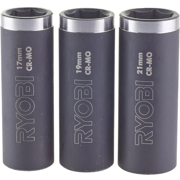 Ryobi Impact Socket Set RAKPISOC3 3 Piece