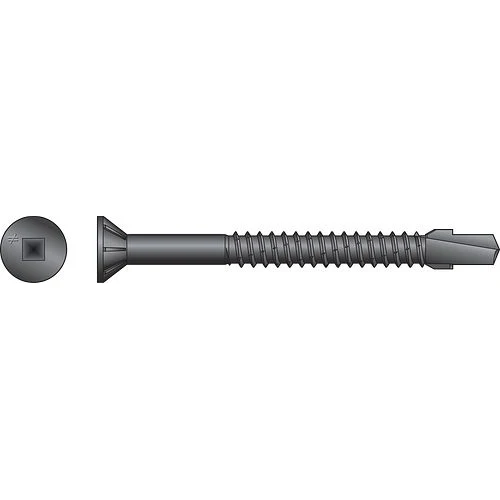 Simpson TBG1260R1500 Strong-Drive TB WOOD-TO-STEEL Screw — #12 x 2-3/8 in. #3 SQ, N2000 (1550-Qty)