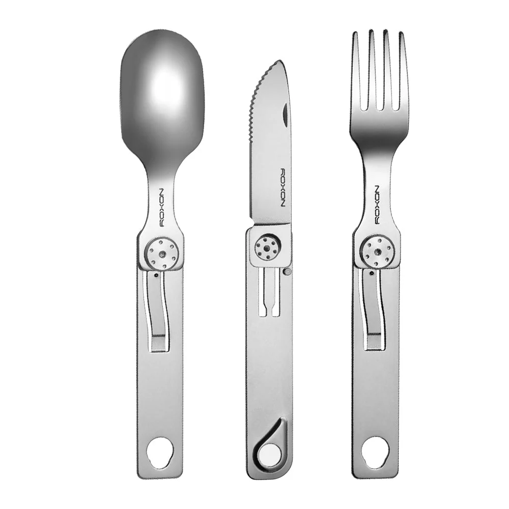 3-in-1 Folding Cutlery Set