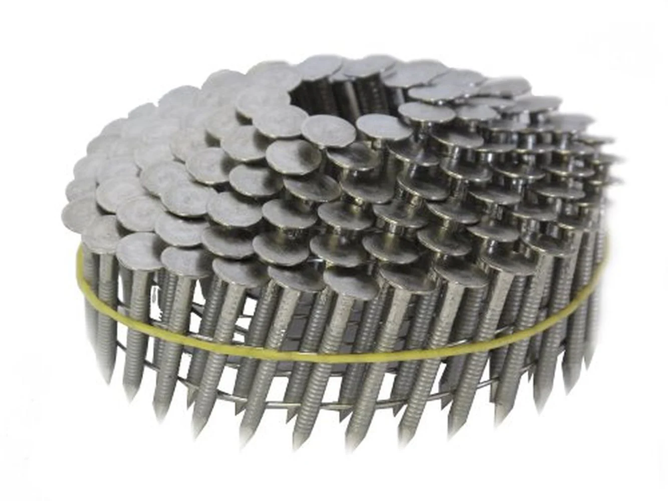 CR112SSR 1-1/2x120 Coil Roofing 304 Stainless Steel Smooth Shank Nails, 7,200/Box