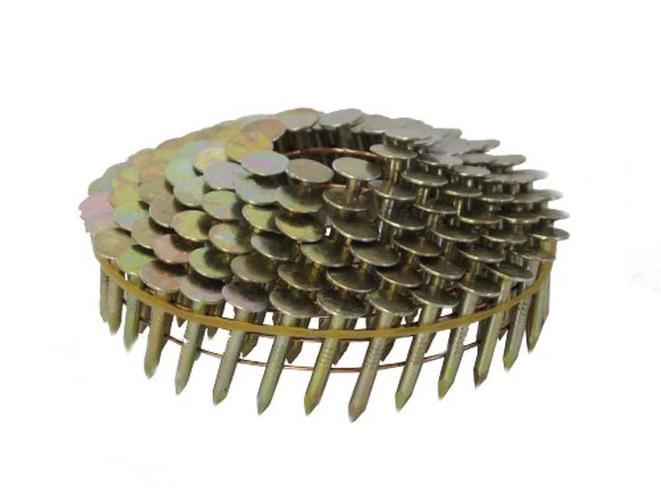 CR1 1x120 Coil Roofing Electro Galvanized Smooth Shank Nails, 7,200/Box