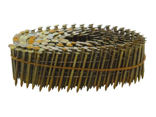 Spotnails CW5D083S 1-3/4x083 15-Degree Wire Coil Bright Screw Shank Nails, 11,200/Box