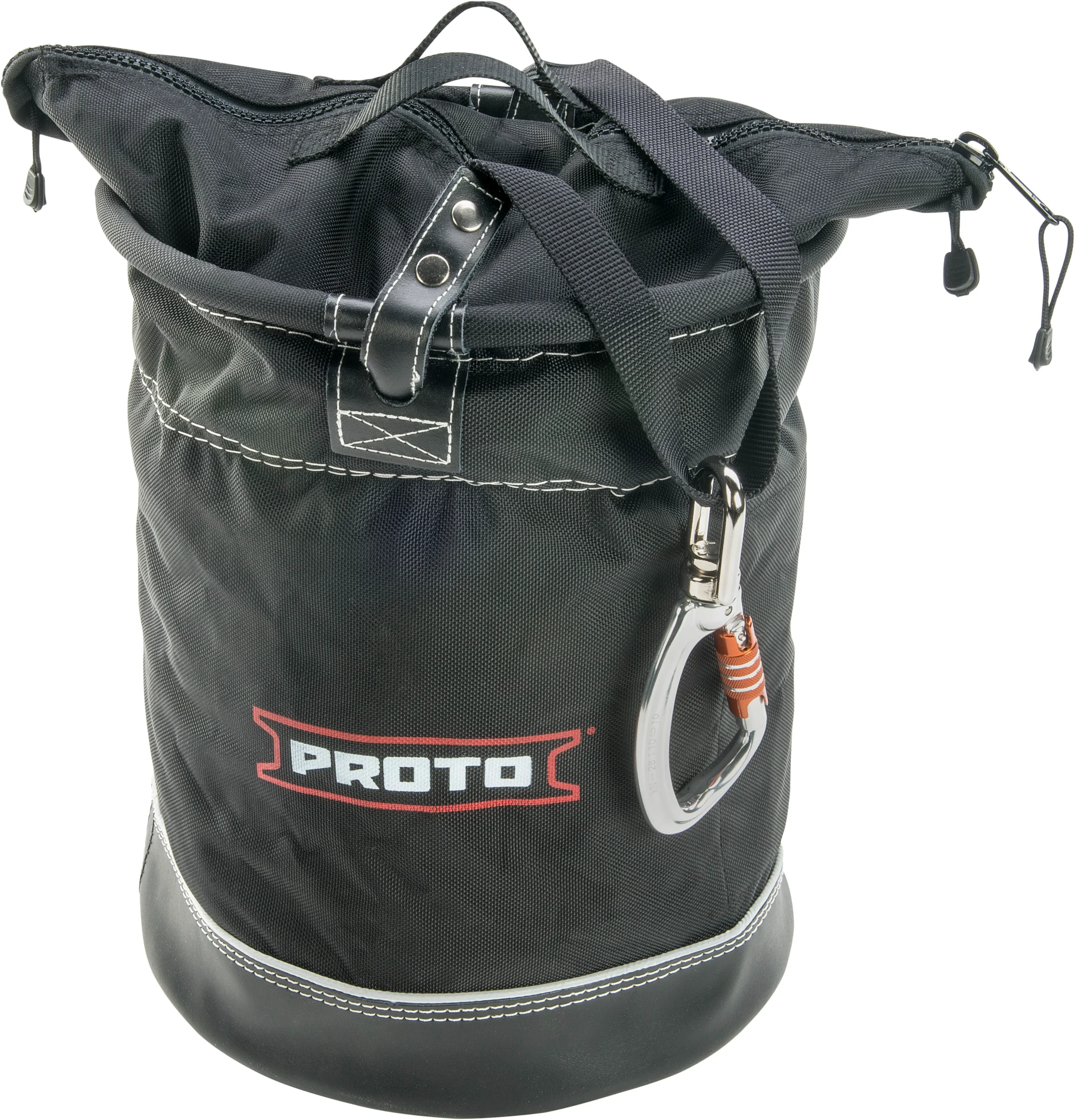 Stanley Proto JBUCK300LBZP Tethering D-Ring Lift Bucket (300-pound Weight Capacity) with Swivel Triple Lock Carabiner