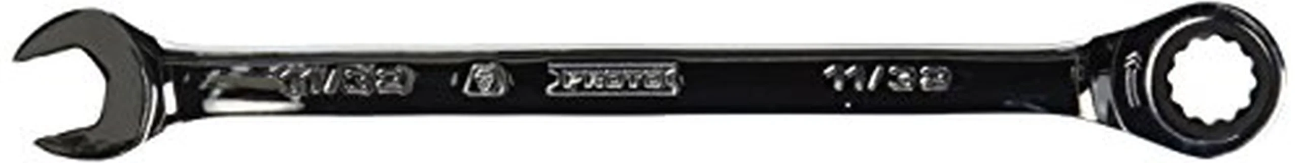 Stanley Proto JSCR11T 12 Point 11/32 in. Full Polish Alloy Steel Ratcheting Combination Wrench