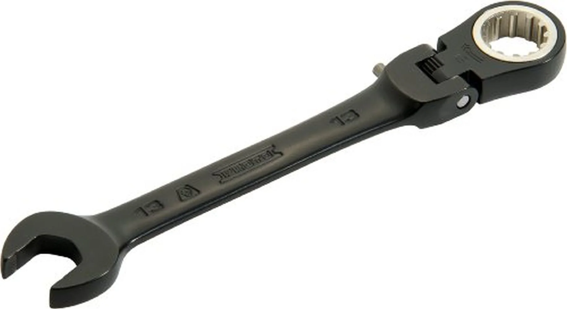 Stanley Proto JSCV18F 12 Point 9/16 in. Black Chrome Alloy Steel Flexible Ratcheting Combination Wrench