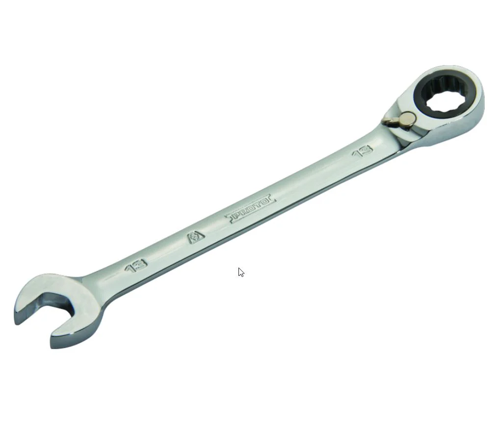 Stanley Proto JSCVM08T 12 Point 8 mm Full Polish Alloy Steel Reversible Ratcheting Combination Wrench