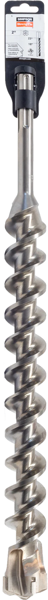 Simpson MDMX20023Q 2 in. x 23 in. SDS-max Shank Quad-Head Drill Bit