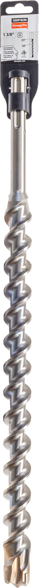 Simpson MDMX13723Q 1-3/8 in. x 23 in. SDS-max Shank Quad-Head Drill Bit