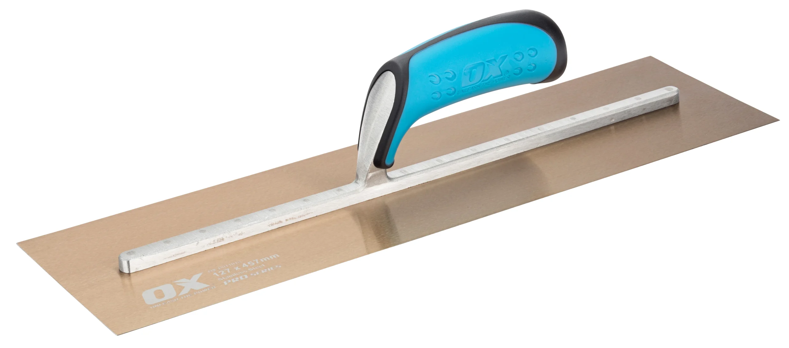 OX Tools OX-P011018 OX Pro Stainless Steel Plasterers Trowel - 127 X 457mm / 18in