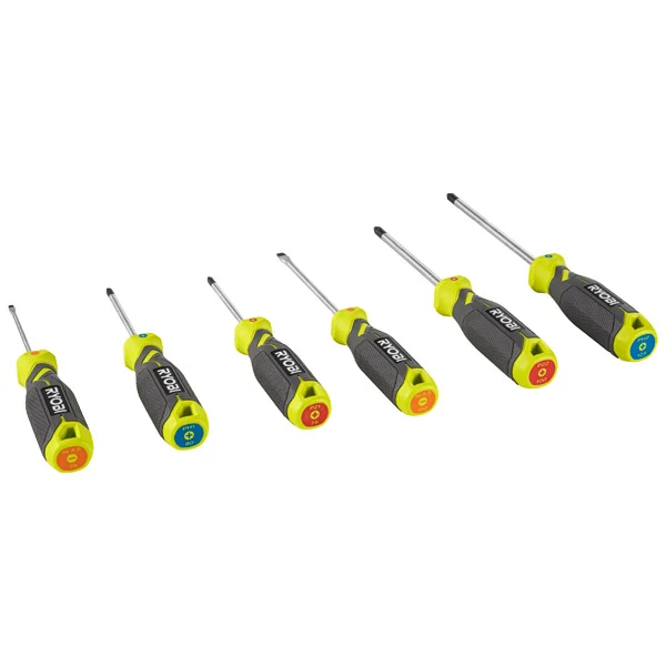 Ryobi 6pc Screwdriver Set RHSDS6PC