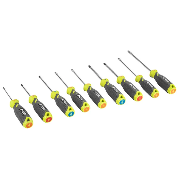 Ryobi 9pc Screwdriver Set RHSDS9PC