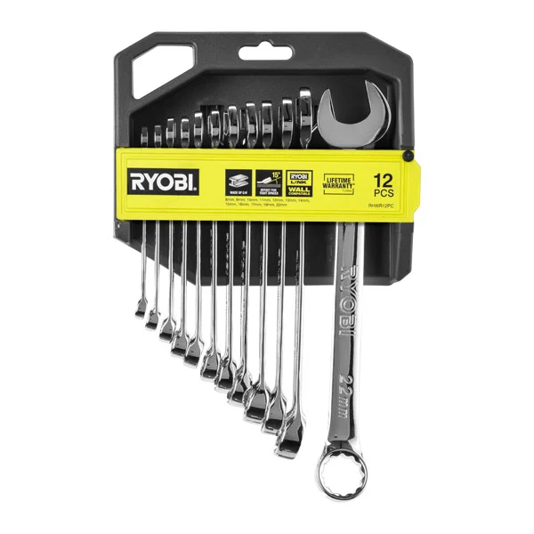 Ryobi Combination Wrench Set (12pc) RHWR12PC