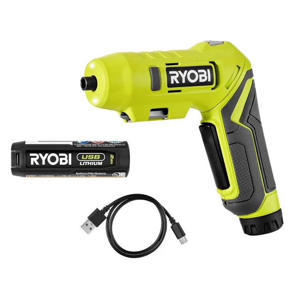 Ryobi USB Lithium Pivoting Screwdriver Kit (1 x 2.0Ah) 4V RSDP4-120G