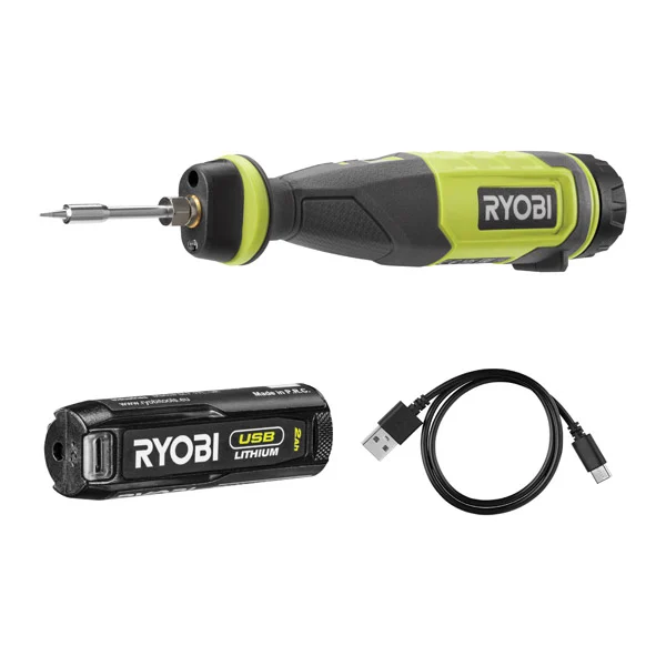 Ryobi USB Lithium Soldering Pen Kit (1 x 2.0Ah) 4V RSI4-120G