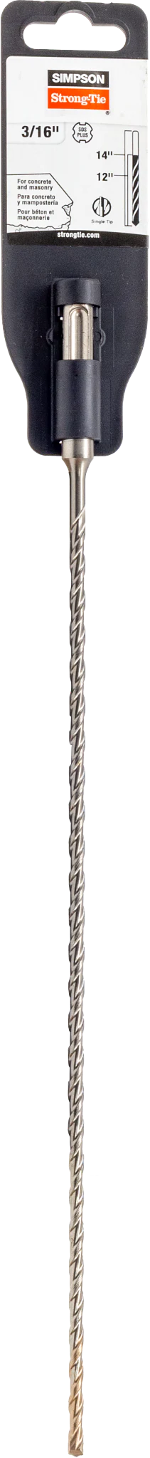 Simpson MDPL01814 3/16 in. x 14 in. SDS-plus Shank Drill Bit