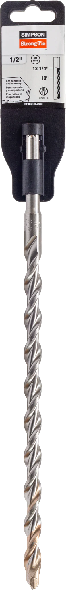 Simpson MDPL05012 1/2 in. x 12-1/4 in. SDS-plus Shank Drill Bit